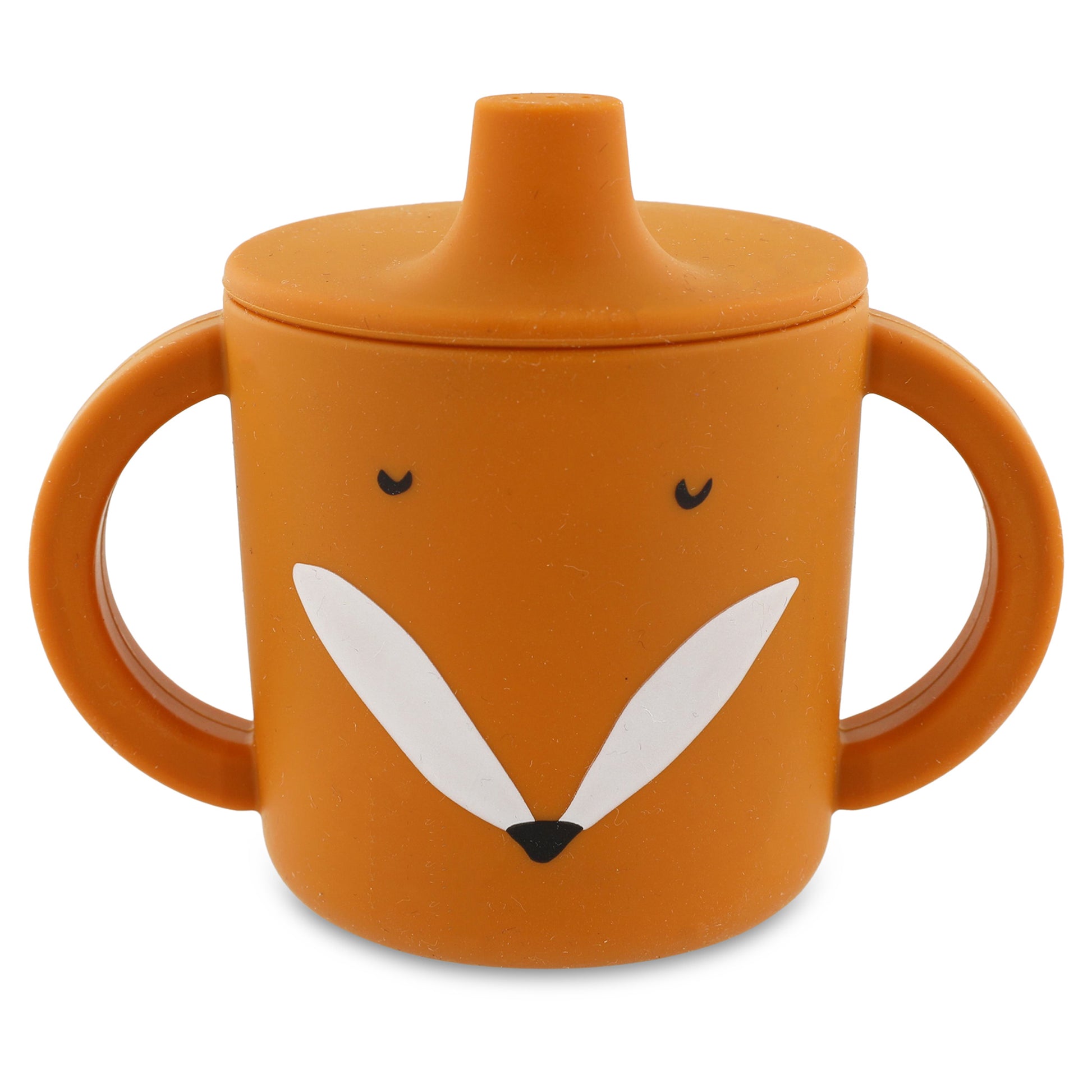 Trixie Silicone orange sippy cup - Mr. Fox