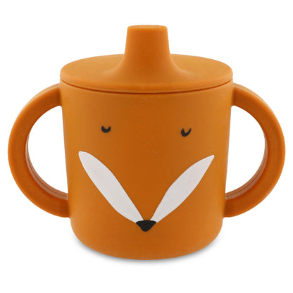 Trixie Silicone orange sippy cup - Mr. Fox