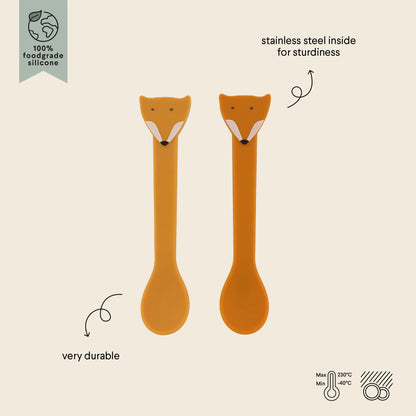 Trixie Silicone Spoon 2-Pack - Mr. Fox 