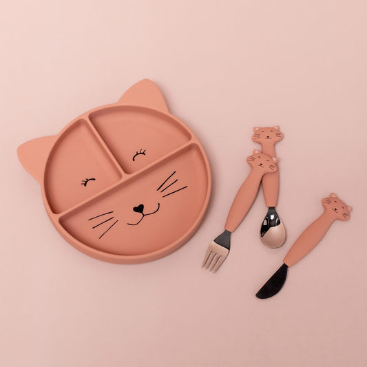 Trixie Silicone Cutlery Set 3-Pack - Mrs. Cat