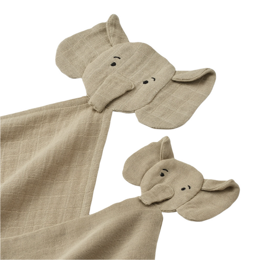 Liewood Alya Elephant Cuddle Cloth Set - Mist