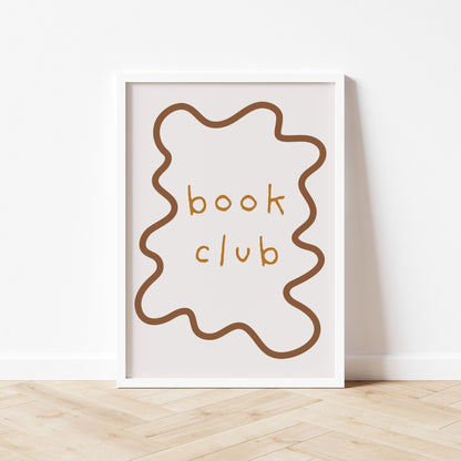 Autumns Corner 'Book Club' Print - Wavy Edition