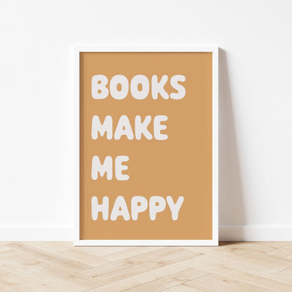 Autumns Corner 'Books Make Me Happy' Print