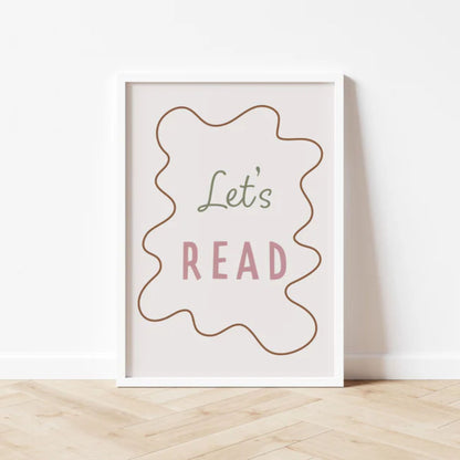 Autumns Corner 'Let's Read' Print - Wavy Edition