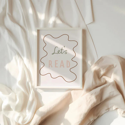 Autumns Corner 'Let's Read' Print - Wavy Edition