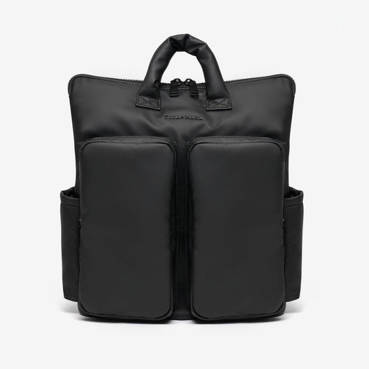 Tiba + Marl Ozzy Changing Tote / Backpack - Matte Black