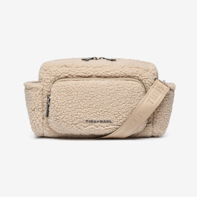 Tiba + Marl Inka Buggy Organiser - Beige Borg Fleece