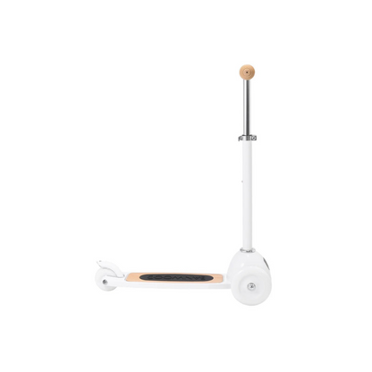 Banwood Kids Scooter & Basket - White