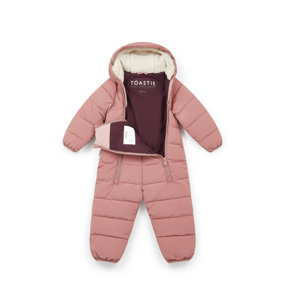 Toastie Cloud Onesie - Damask Quilted Pink