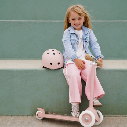 Banwood Kids Eco Helmet - Dusty Rose