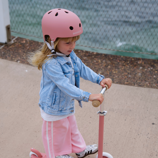 Banwood Kids Eco Helmet - Raspberry