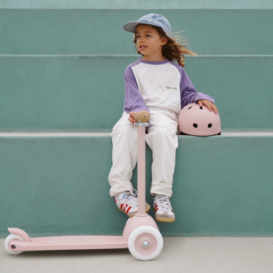 Banwood Kids Eco Scooter - Faded Pink