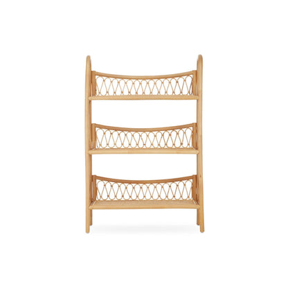 Cuddleco Aria 3 Tier Shelving Unit - Rattan