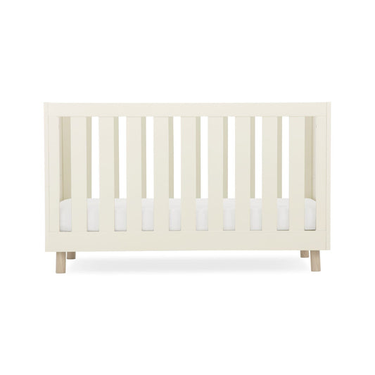 CuddleCo Harper Cot Bed - Cream & Ash