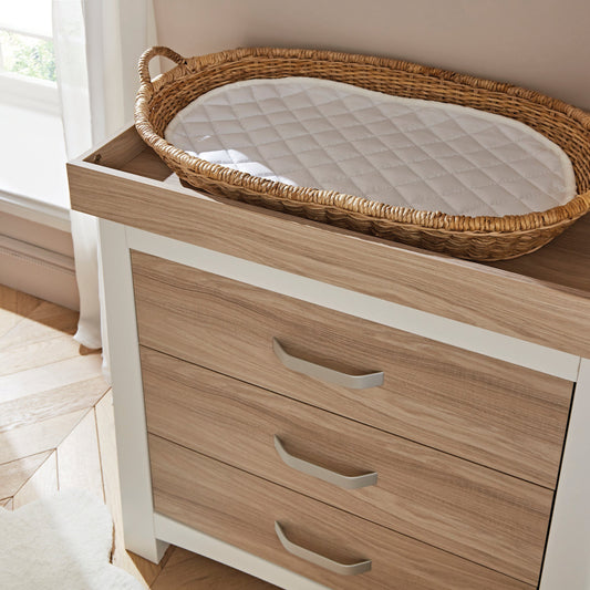 CuddleCo Musa Changing Basket & Liner - Rattan