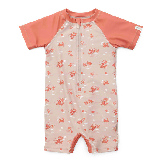 Little Dutch Swimsuit Short Sleeves - Lobster Bay