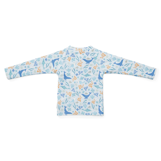 Little Dutch Long-Sleeve Rash Vest Ocean Dreams Blue