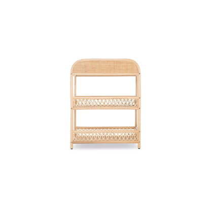 CuddleCo Aria Rattan Changing Table - Natural