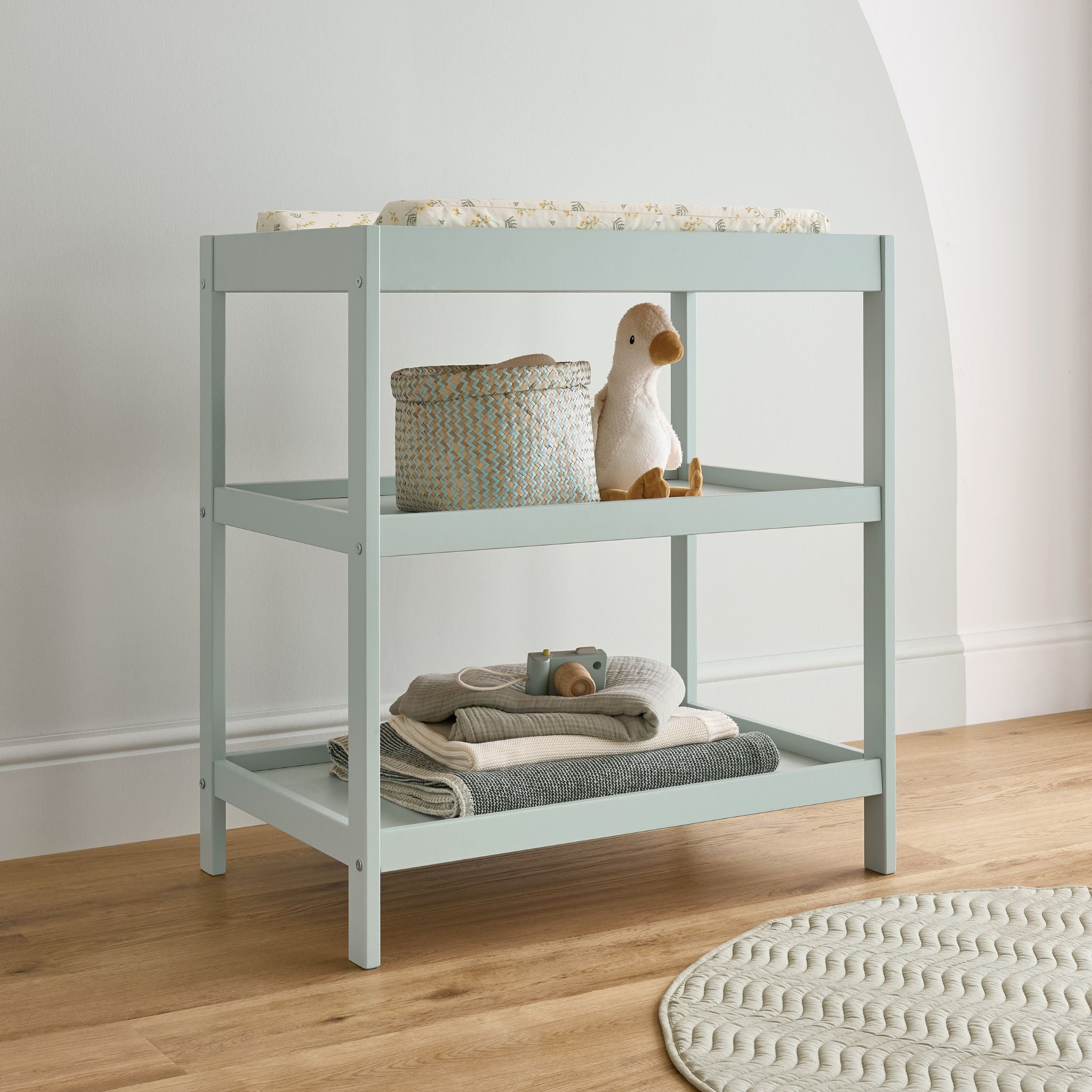 CuddleCo Nola Changing Table Sage Green Scandiborn