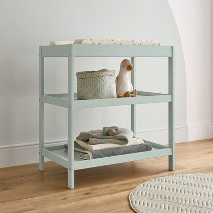 CuddleCo Nola Changing Table - Sage Green