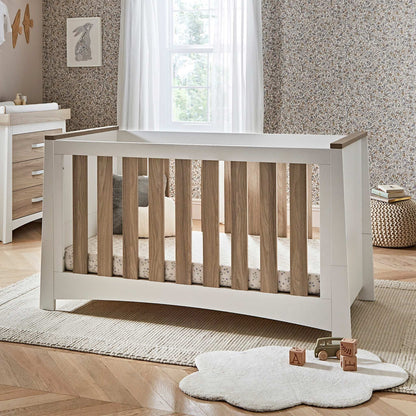 CuddleCo Ada 3 Piece Nursery Furniture Set - White & Ash