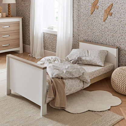 CuddleCo Ada 3 Piece Nursery Furniture Set - White & Ash