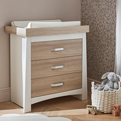 CuddleCo Ada Dresser & Changer - White & Ash