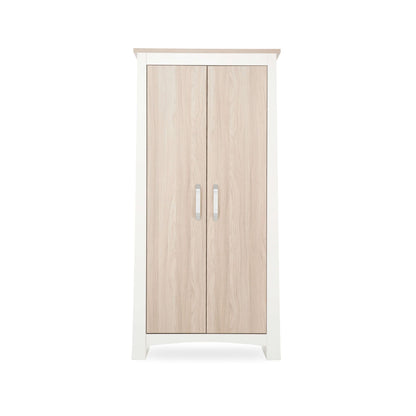 CuddleCo Ada Nursery Wardrobe - White & Ash