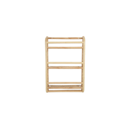 CuddleCo Aria Wave Bookshelf - Rattan