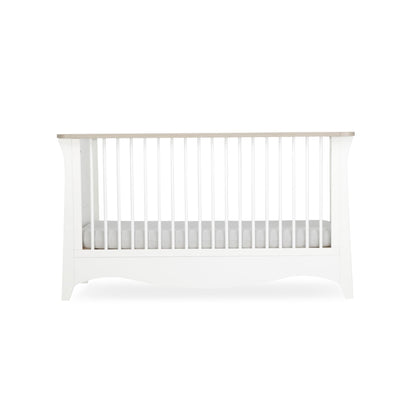 CuddleCo Clara Cot Bed - White & Ash