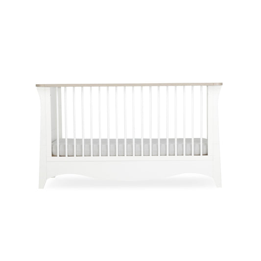 CuddleCo Clara Cot Bed - White & Ash