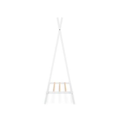 CuddleCo Nola Clothes Rail - White & Natural