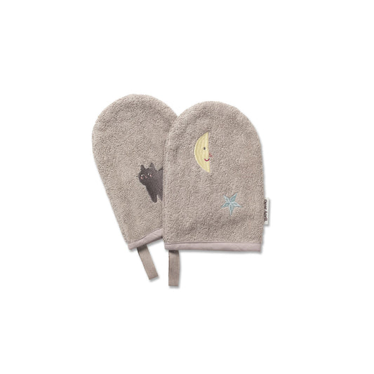 Dear April Paw Bath Gloves 2 Pack - Moon Cat