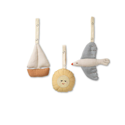 Dear April 3 Pack Toys - Sailboat, Sun, Bird 