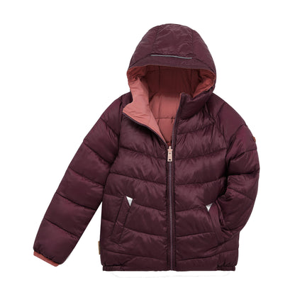 Toastie Ecoreversible Puffer - Damask Pink & Black Cherry