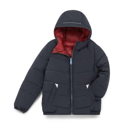 Toastie Ecoreversible Puffer -  Ink Navy & Burgundy