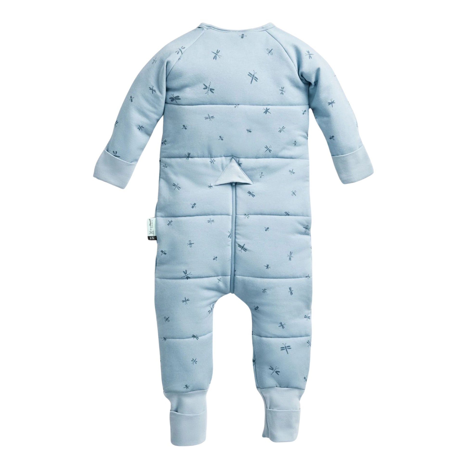 Ergopouch Winter Long Sleeved Sleep Onesie 2.5 Tog - Dragonflies