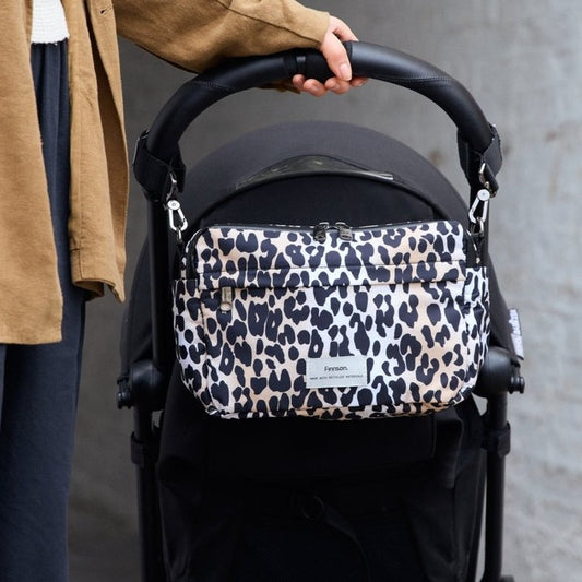 Finnson Frida Eco Stroller Organiser - Leopard