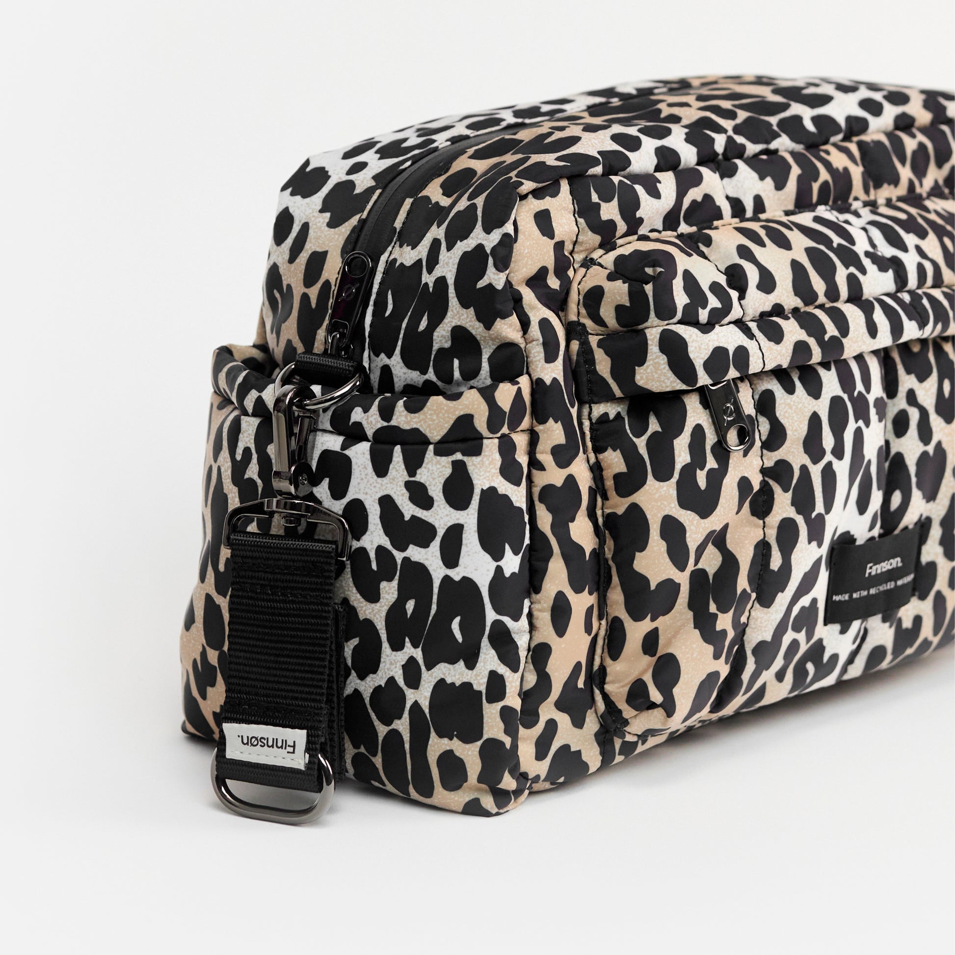 Finnson Freya Eco Stroller Organiser - Leopard Print