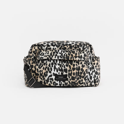 Finnson Freya Eco Stroller Organiser - Leopard Print