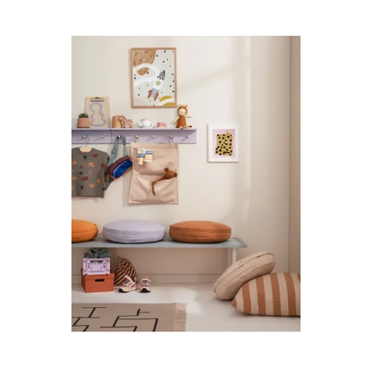 Kids Concept Shelf With Hooks - Lilac