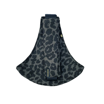 Wildride Toddler Carrier in grey leopard close up