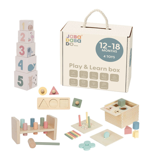 Jabadabado Play And Learn Box - 12-18 Months