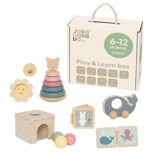 Jabadabado Play And Learn Box - 6-12 Months