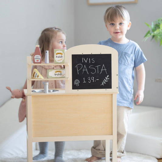 Jabadabado Wooden Play Kitchen - Cream