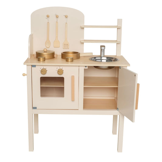 Jabadabado Wooden Play Kitchen - Cream