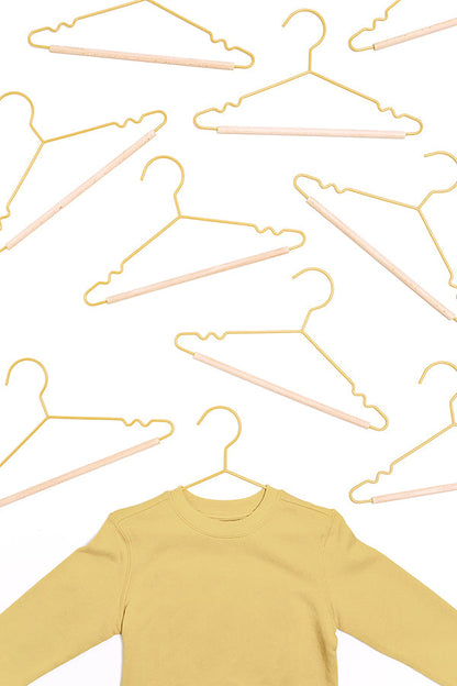 Mustard Made Kids Top Hangers 10 Pack - Butter