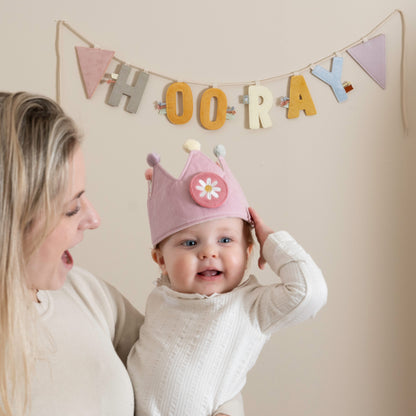 Little Dutch Birthday Crown - Pink