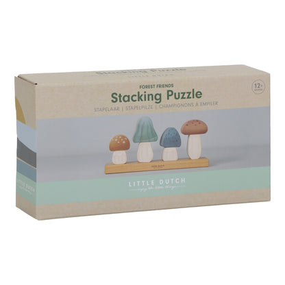 Little Dutch Mushroom Stacking Puzzle - Forest Friends