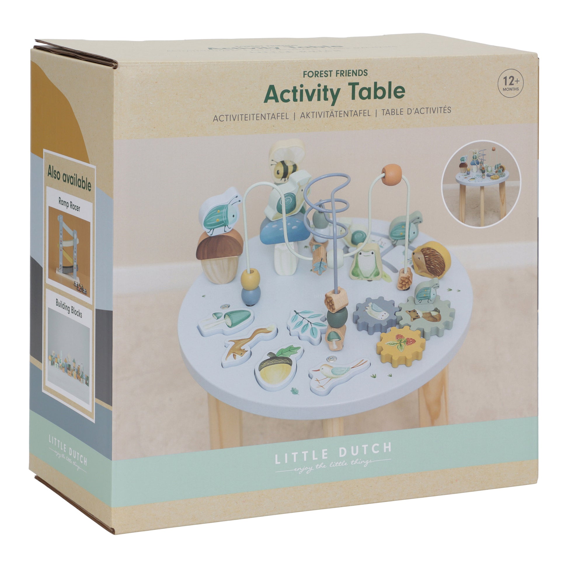 Little Dutch Activity Table - Forest Friends in the box
